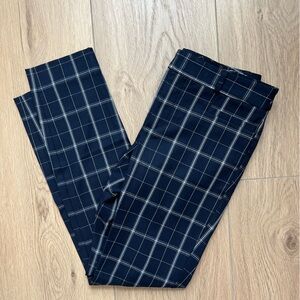 Banana Republic Sloan pant in Navy check